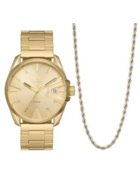 Ogrlice in ura Diesel zlata