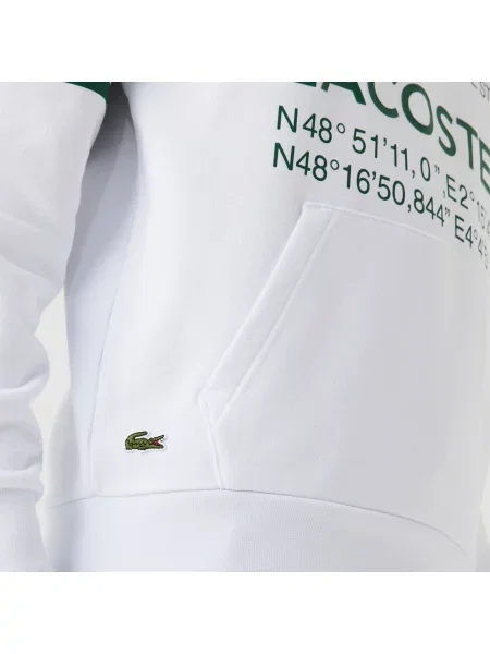 Толстовка Lacoste белая