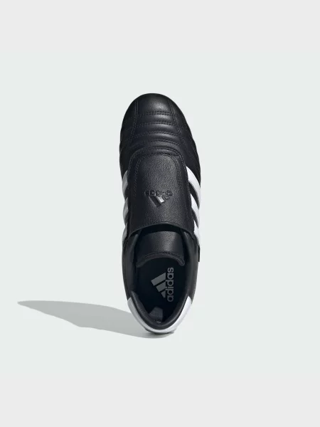 Кожаные кроссовки Adidas черные