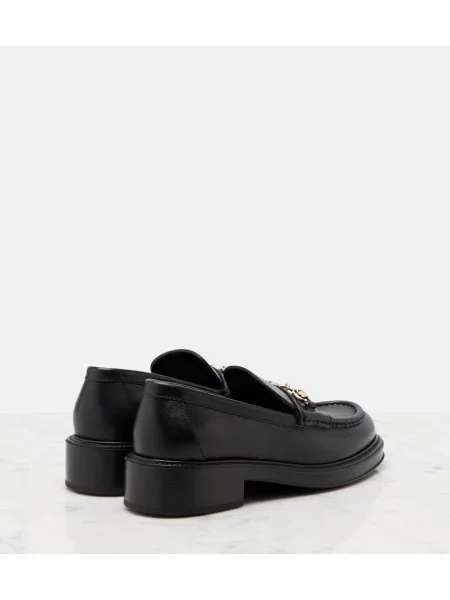 Pantofi loafer Gucci din piele negru