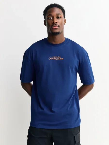 Next Majica modra / črna bela