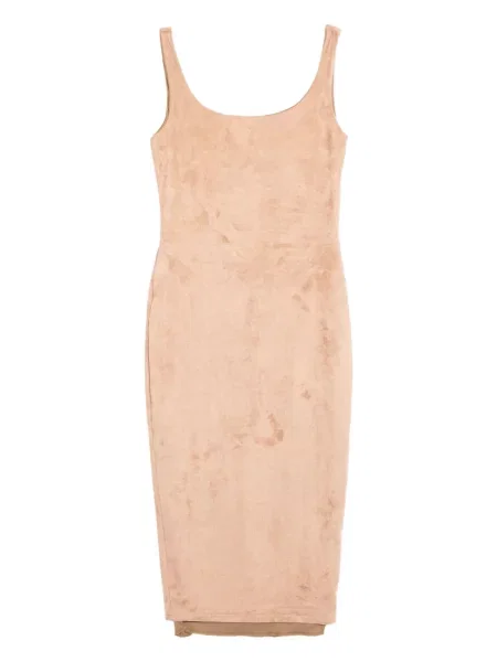 Rochie fără mâneci Windsor fără mâneci de costum roz