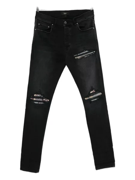 Džíny Amiri s oděrkami černé