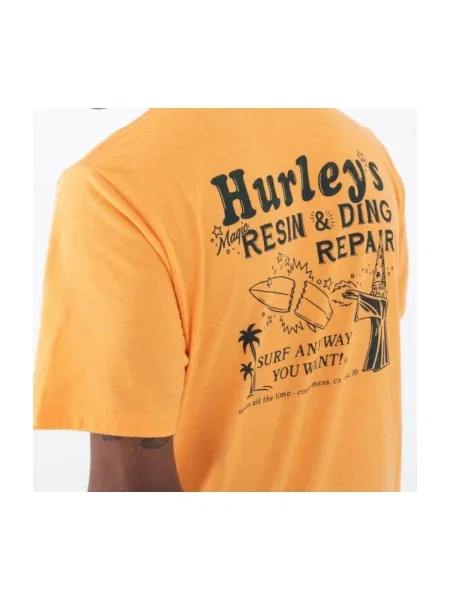 Tricou Hurley portocaliu