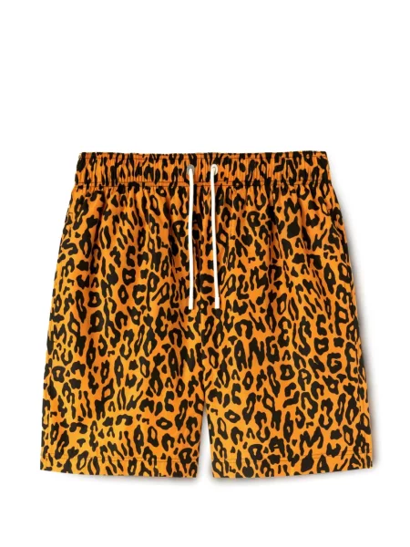 Pantaloni scurți Palm Angels cu imagine portocaliu