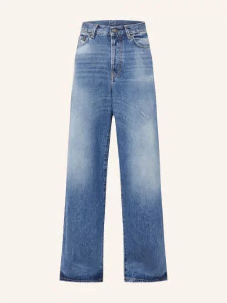 Acne Studios Jeansy O Regularnym Kroju blau niebieskie