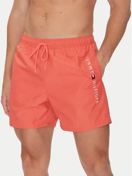 Плувни шорти Tommy Hilfiger зелено розово