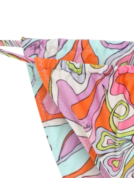 Bikini Pucci nyakkendővel narancsszínű