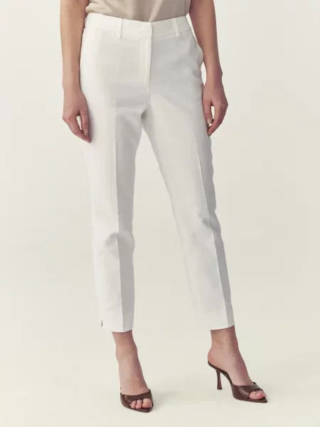 TATUUM Pantaloni murdar alb
