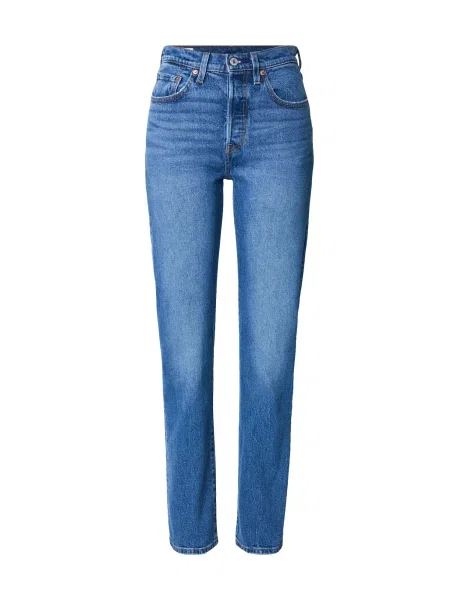 Levi's blugi straight pentru femei JEANS FOR albastru