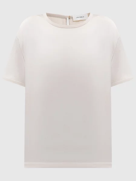 Топ із шовку Lisa Yang бежевий