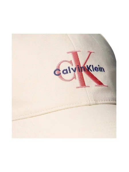 Șapcă Calvin Klein Jeans cu broderie alb