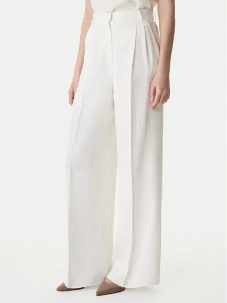Marella Pantaloni din Emme by Marella Adito Crem Straight Fit