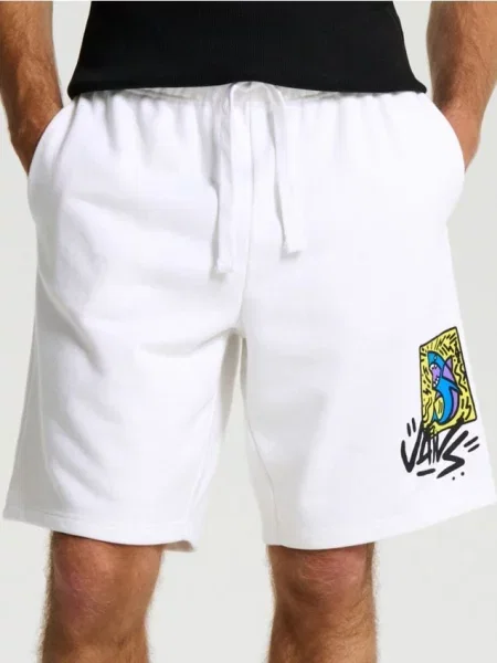 Sinsay Teplákové kraťasy Jaws bílá