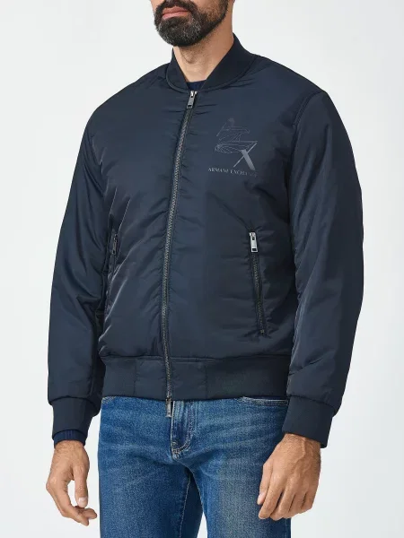Бомбер Armani Exchange синій