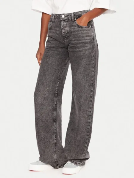 Roxy Дънки Milla Wide Leg сив