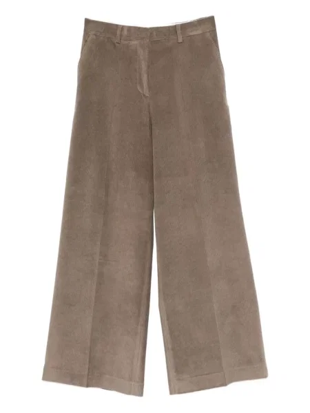 Pantaloni Officine Générale de catifea cord maro