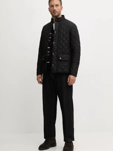 Barbour kardigan wełniany KANE brązowy