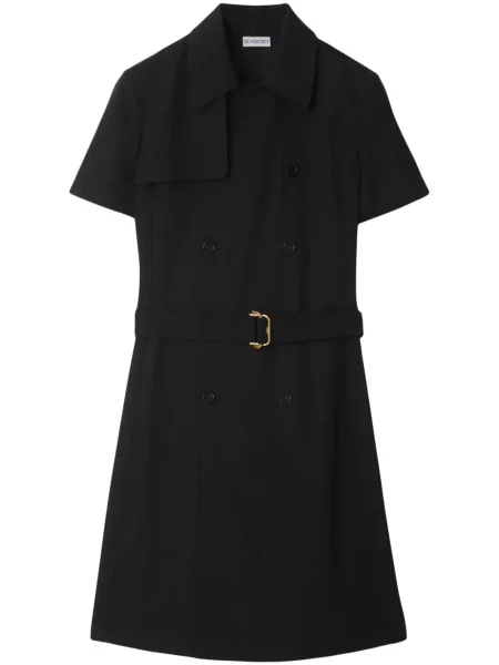 Sukienka Burberry wełniana czarna