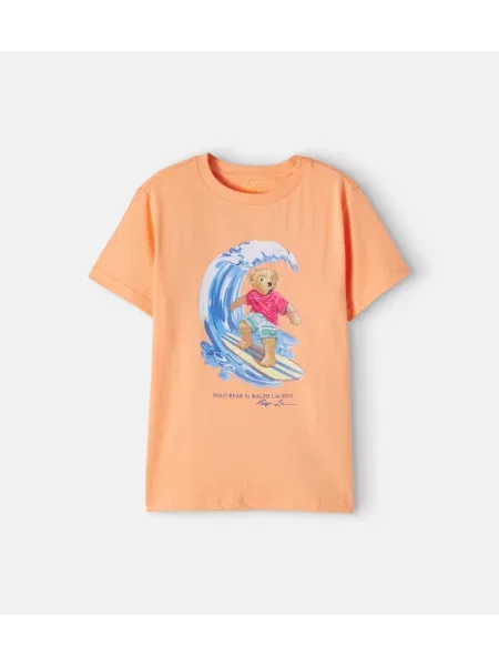 Gyerek pólóing Polo Ralph Lauren narancsszínű