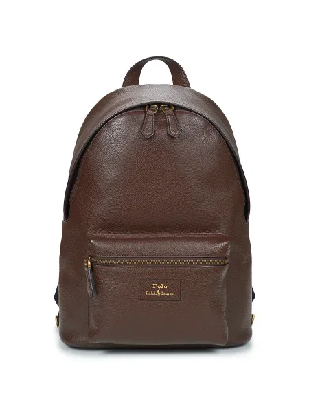 Rucsac Polo Ralph Lauren mari din piele maro