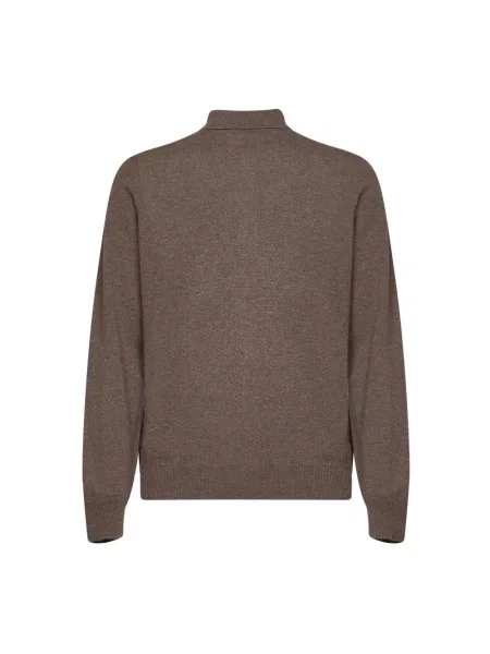 Sweter D4.0 wełniany brązowy