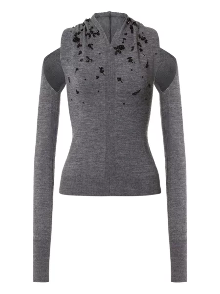 Pulover Alberta Ferretti de lână gri