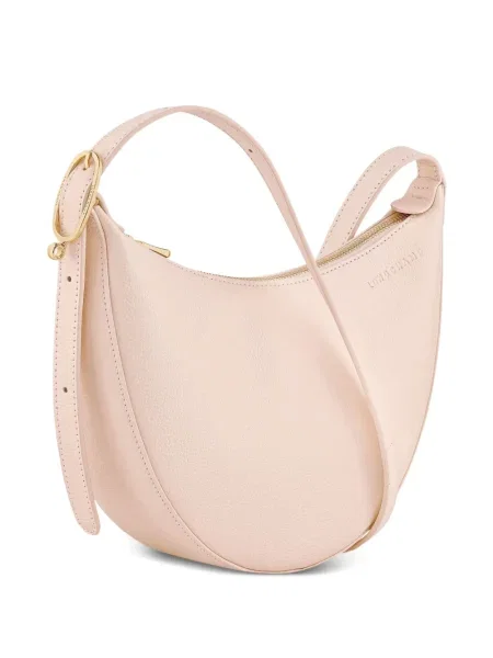 Geanta de piele Longchamp din piele roz