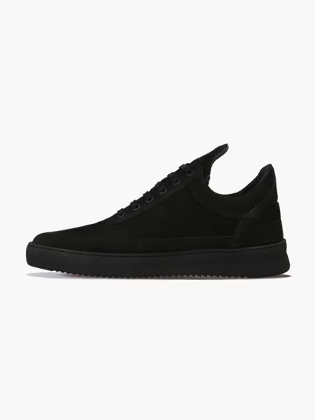 Semišové tenisky Filling Pieces černé