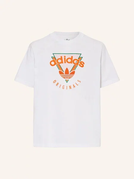 Adidas Originals Tričko bílá/ oranžová bílé