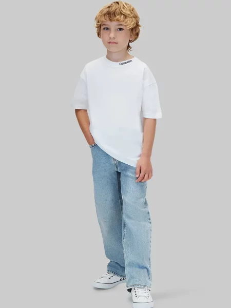 Calvin Klein Jeans тениска за деца от 2 броя бяло