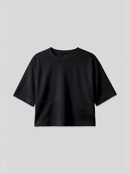 Tommy Life Oversized tričko černá