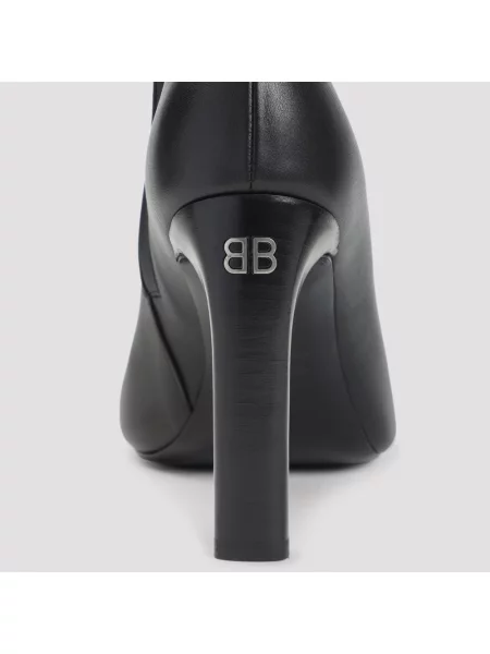 Botki Balenciaga skórzane czarne
