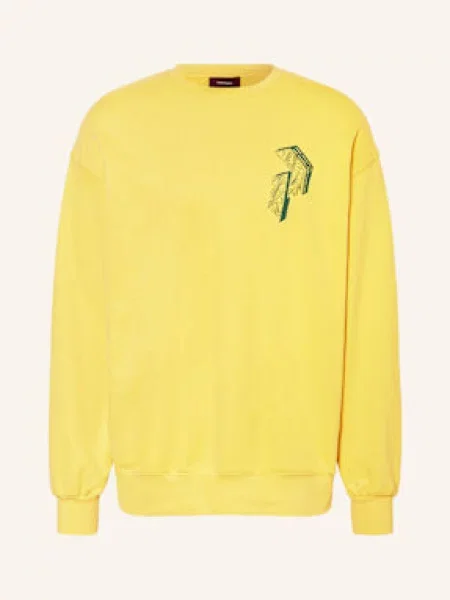 Peak Performance Svetr Terry Graphic Crew žlutá