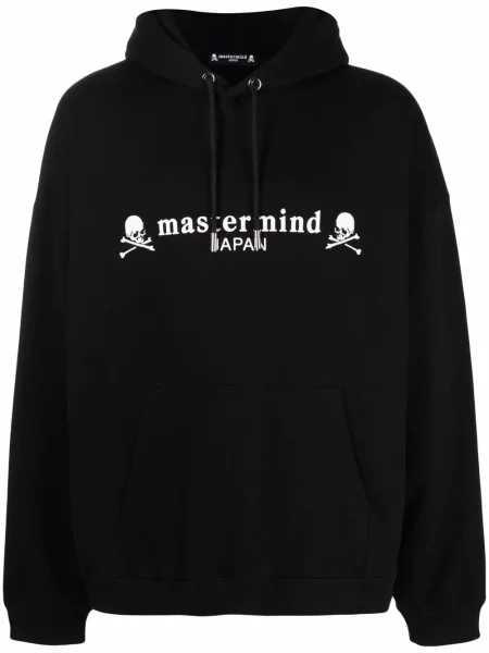 Hanorac cu glugă Mastermind World cu imagine negru
