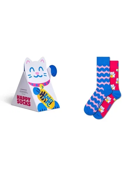 Happy Socks čarape s pamukom plava