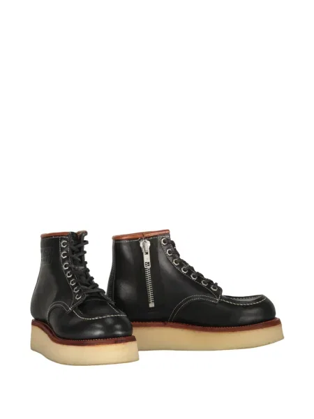 Cizme scurte Kenzo din piele negru