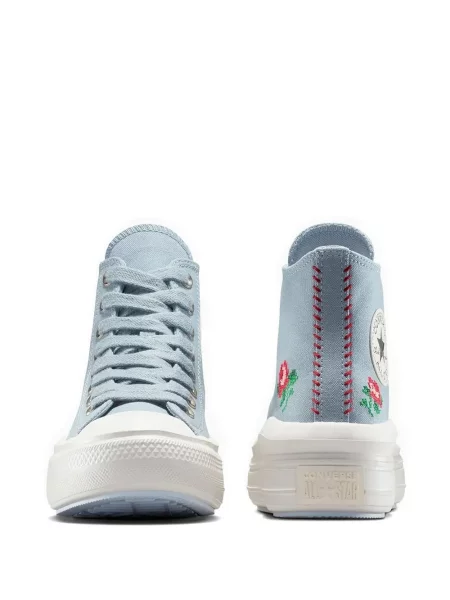 Běžecké tenisky Converse Chuck 70 s otevřenou patou s výšivkou modré