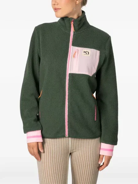 Geacă Kari Traa din fleece verde