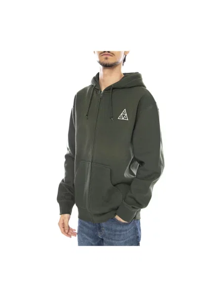 Bluza rozpinana Huf zielona