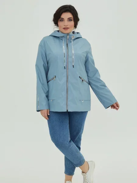 Вітровка All Posa штучна шкіра блакитний