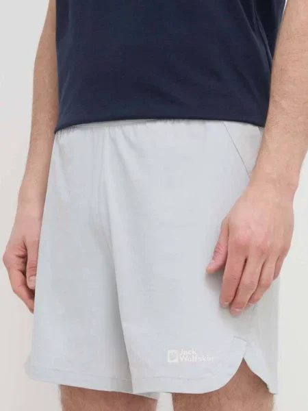Sportovní šortky Jack Wolfskin Prelight šedé