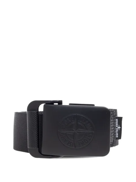 Curea Stone Island cu strasuri negru