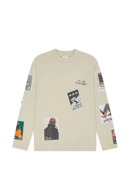 Lung tricou Les Deux cu imagine