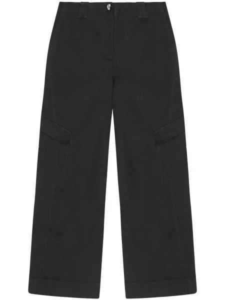 Pantaloni Ganni negru