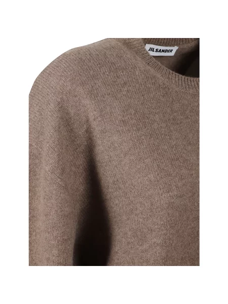 Sweter Jil Sander brązowy