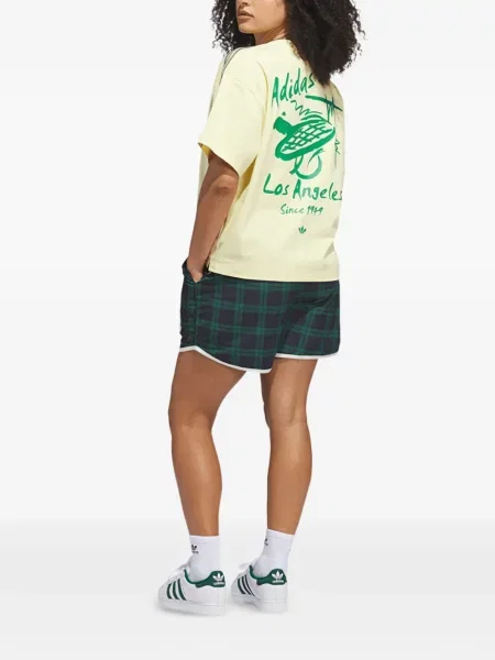 Decupat golf geacă Adidas în carouri roz