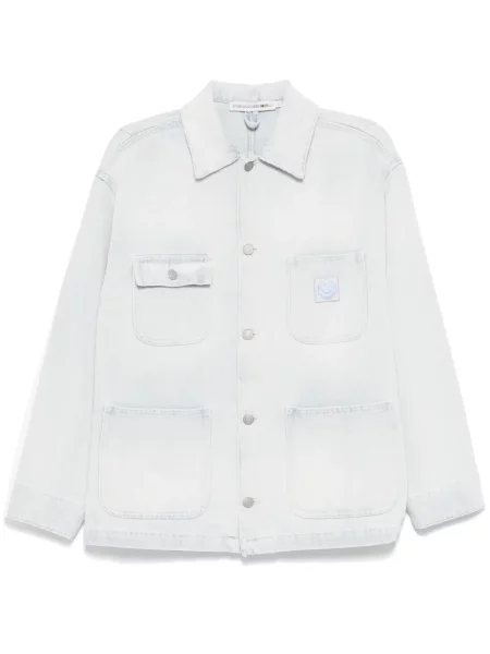 Дънково яке Joshua Sanders с автограф синьо