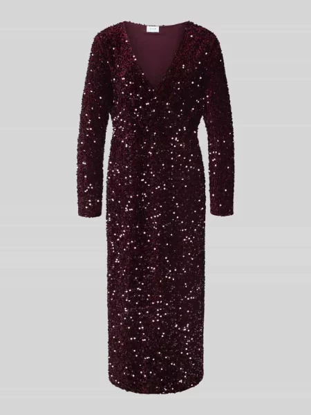 Sukienka midi z dekoltem w serek model ‘FAITH’ Vila