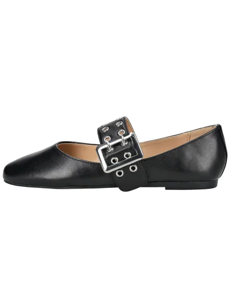 STEVE MADDEN Balerini cu curea glezna negru